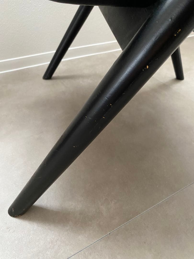 ② 飛騨産業 キツツキ CASCADA 椅子 座面 張替え済み オールド