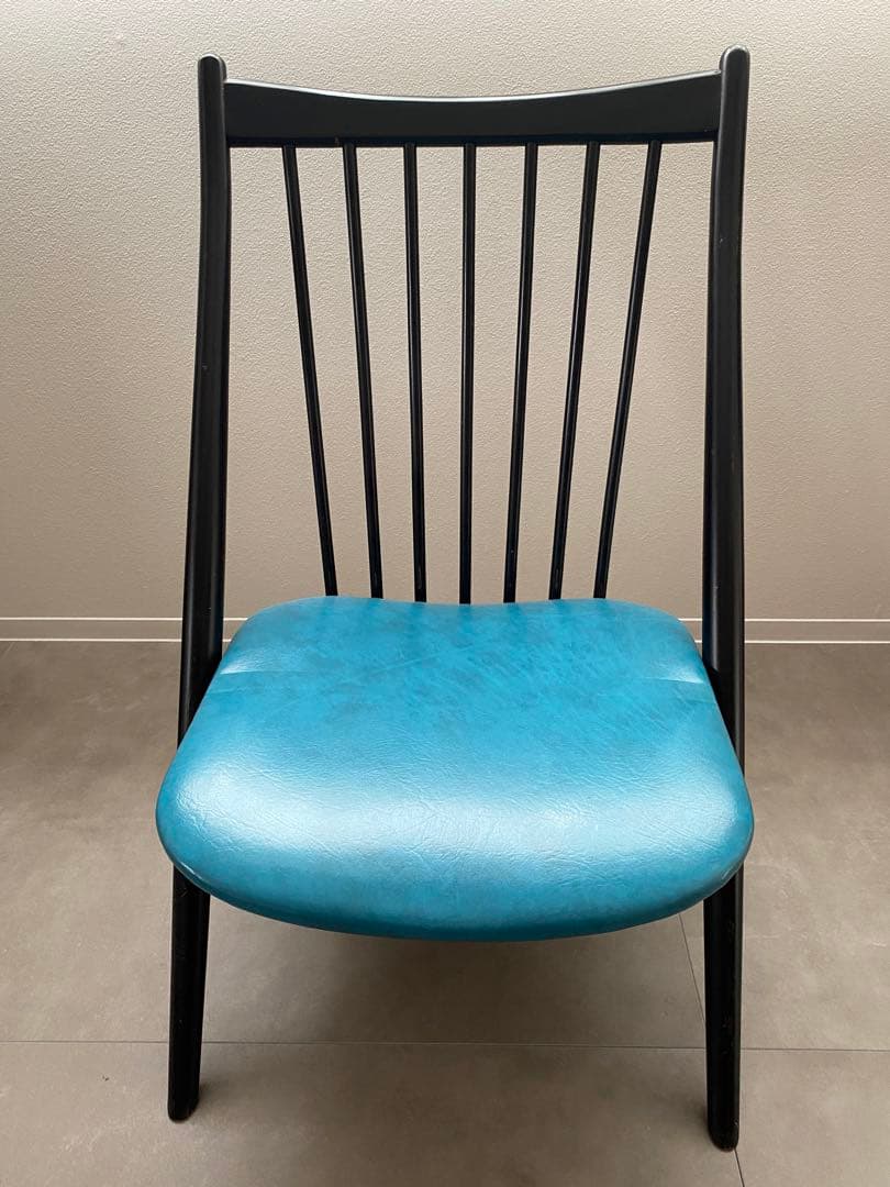 ② 飛騨産業 キツツキ CASCADA 椅子 座面 張替え済み オールド