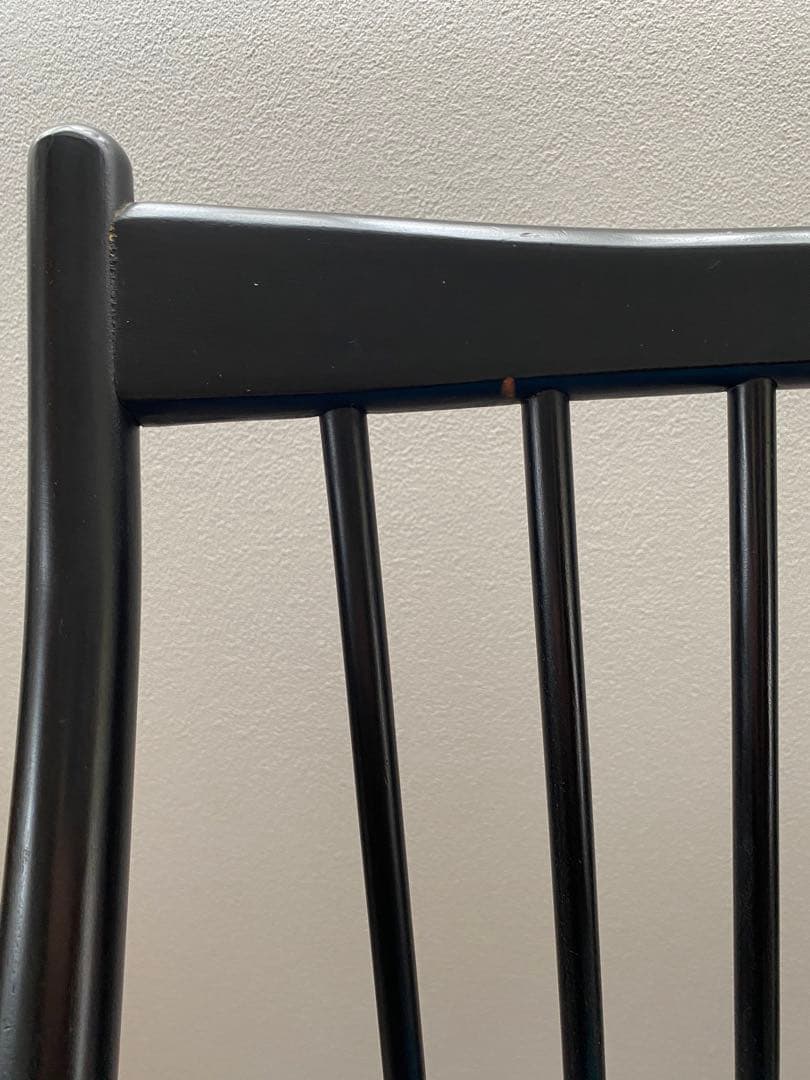 ② 飛騨産業 キツツキ CASCADA 椅子 座面 張替え済み オールド