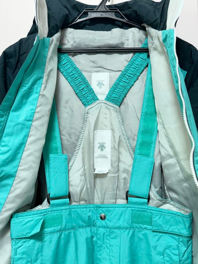 DESCENTE デサント子供用スキーウェア上下セット 150 ブルー×ネイビー