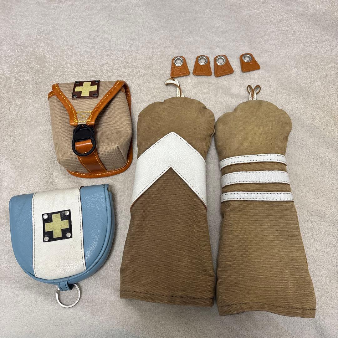 ゴルフバッグ・キャディバッグ ベージュ