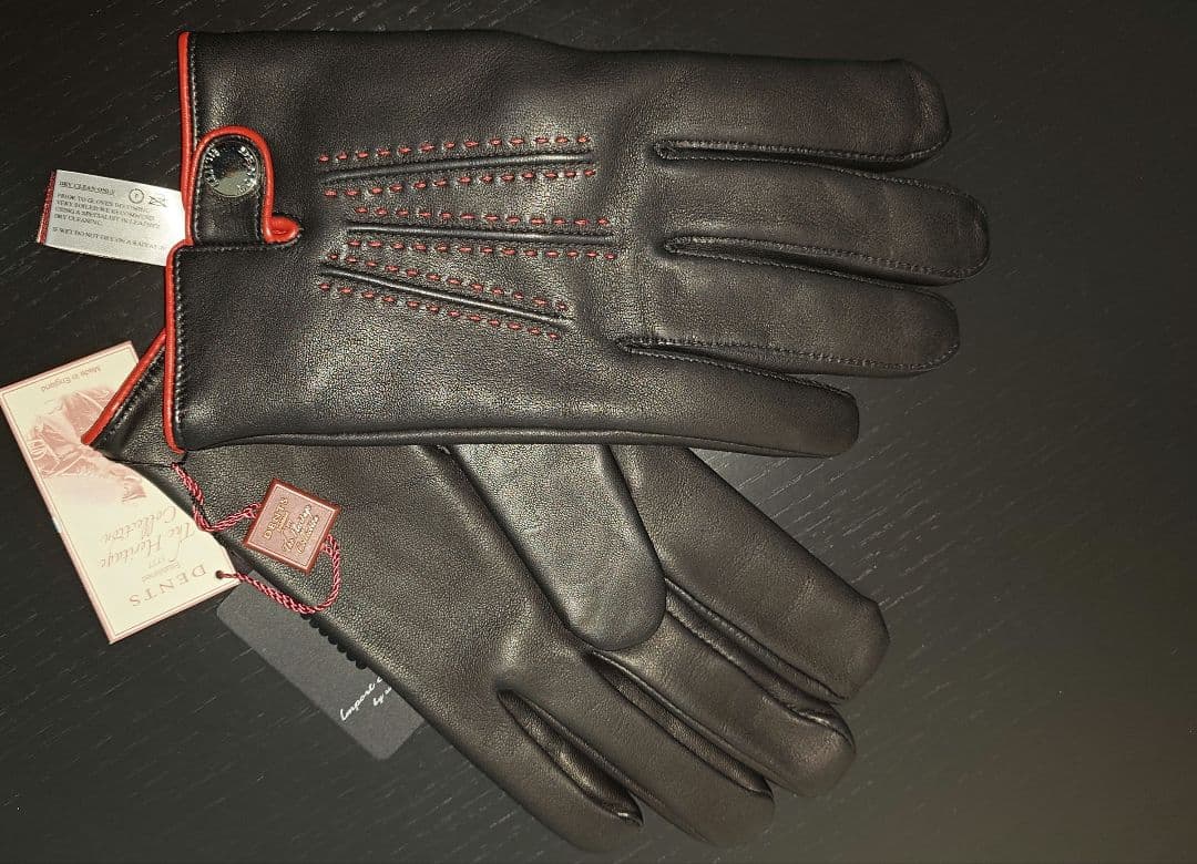 ✅✅完全未使用　デンツ　手袋　イギリス製　シープスキン&カシミヤ　紳士アイテム