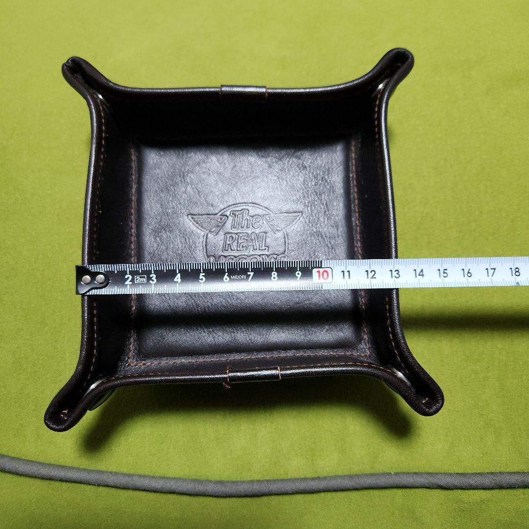 【美品】ザ・リアルマッコイズ ホースハイドトレイ