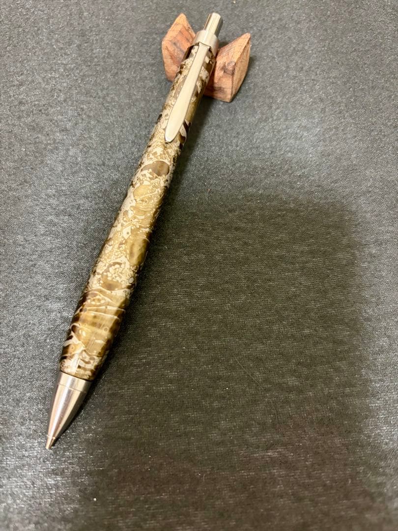 な*こ様 ウッドペンクラクトさん 屋久杉浮造り国産漆流紋 銀霞（ぎんか）新品 シ