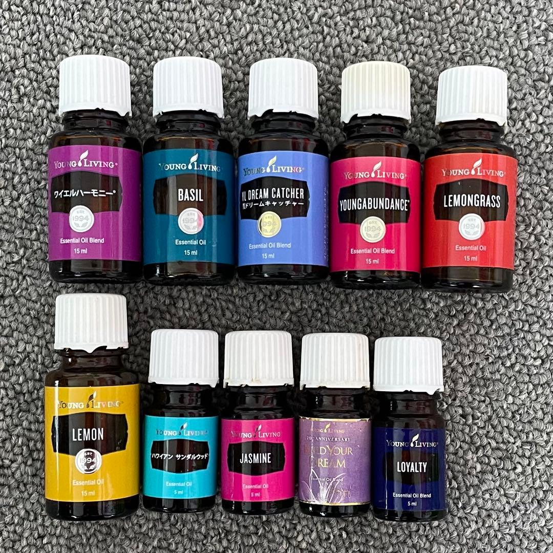 Young Living エッセンシャルオイル 10本まとめ売り　開封済み商品