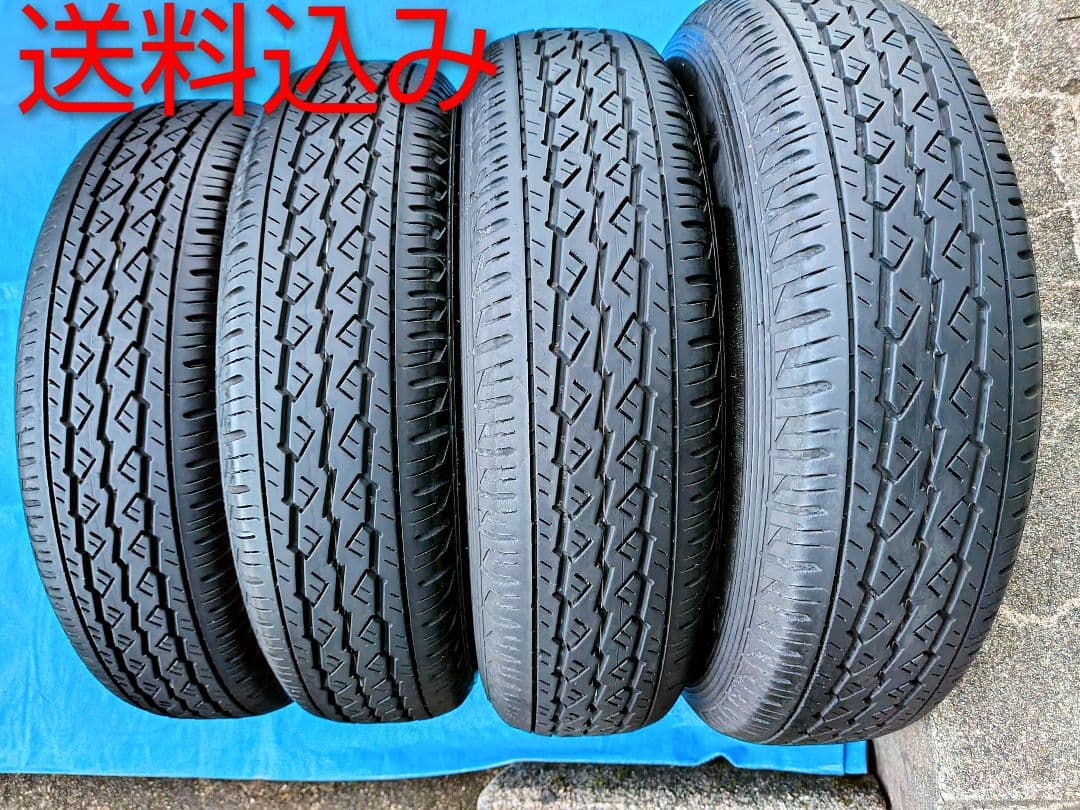 145/80R12・LT、ブリジストン・K370、4本、軽トラ用ノーマルタイヤ