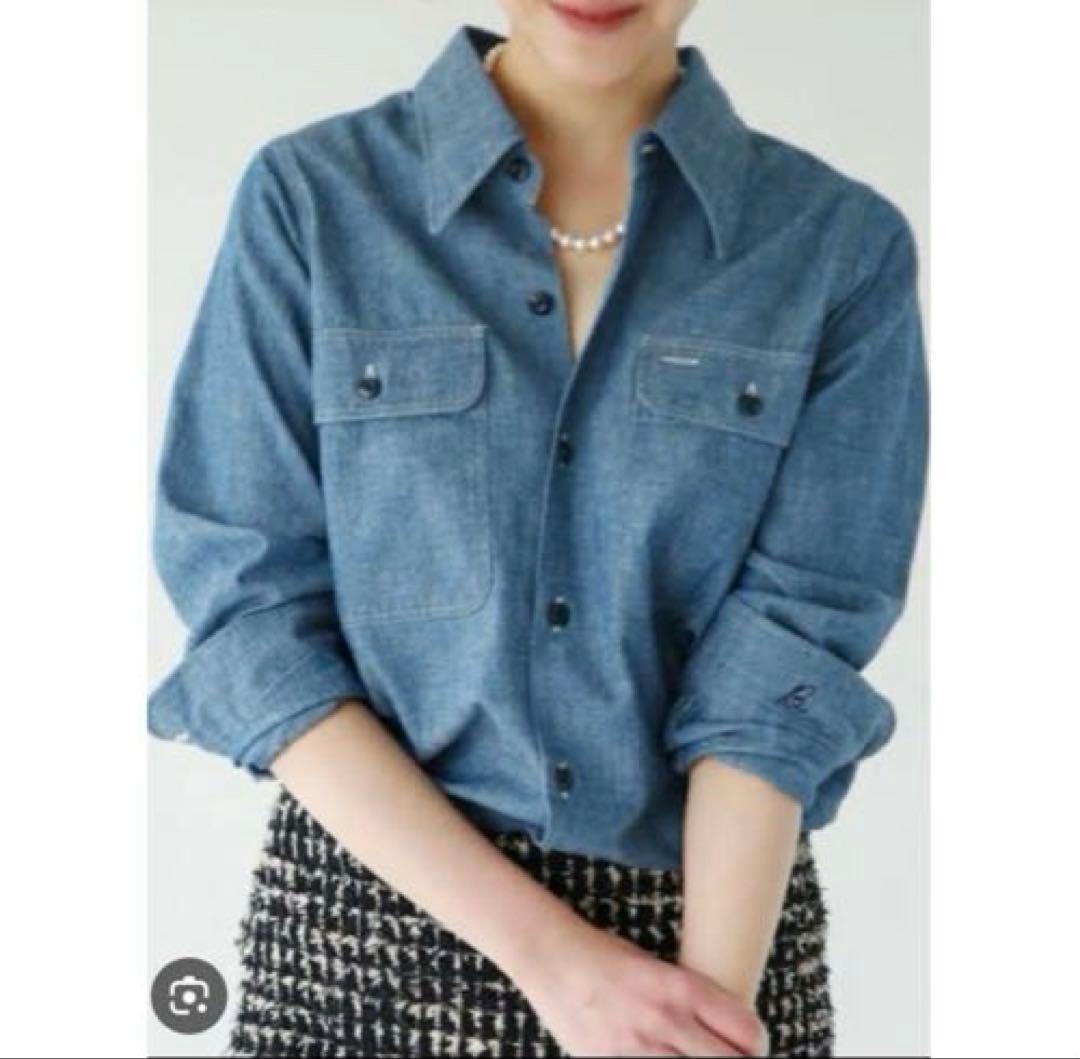 マディソンブルー シャンブレー　シャツ　01