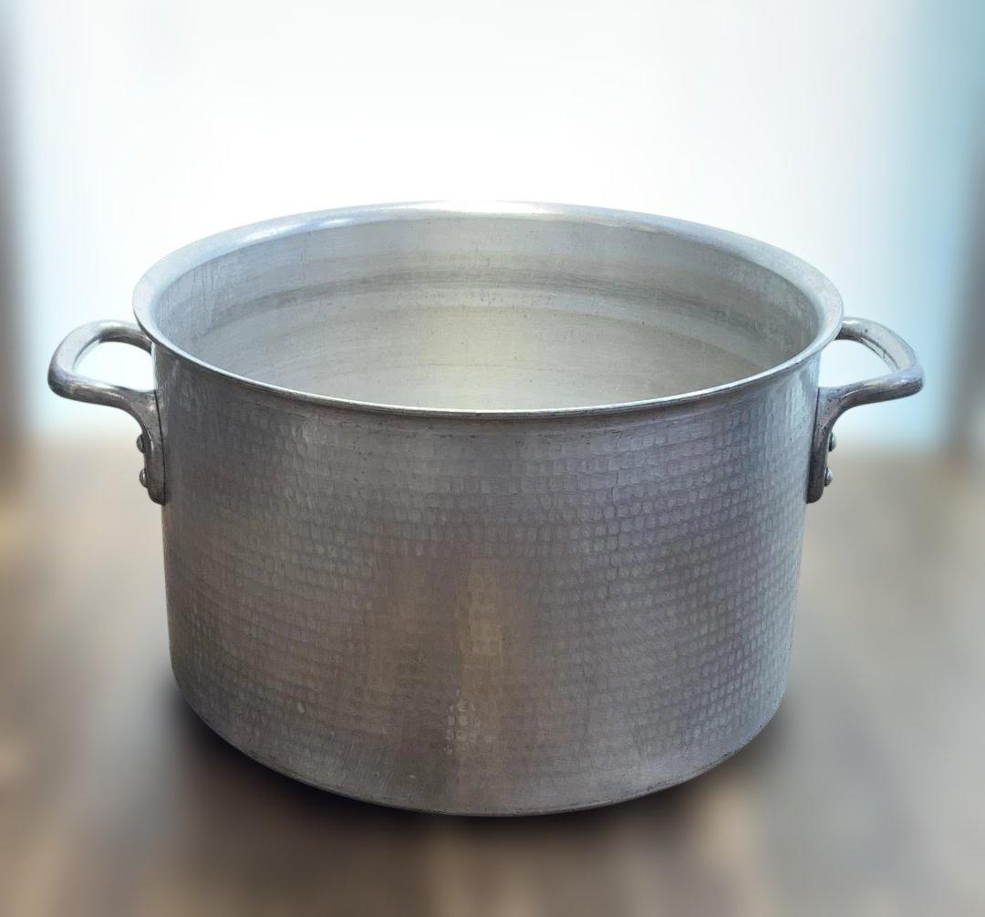 AKAO アカオアルミ DON 打出し半寸胴鍋 39cm 業務用 店舗 大量調理