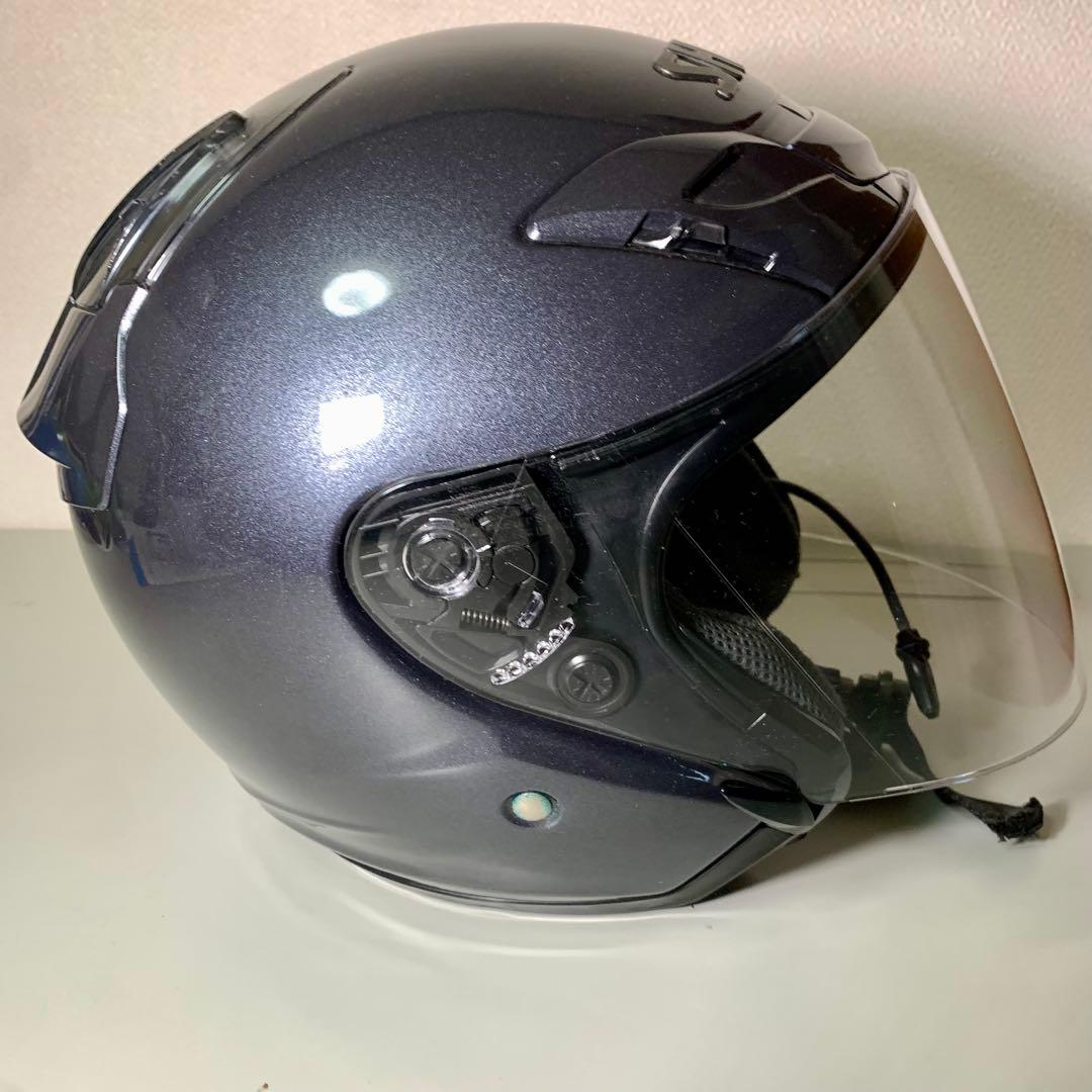 SHOEIヘルメット J-FORCE3 ブルーブラック L寸 インカム付