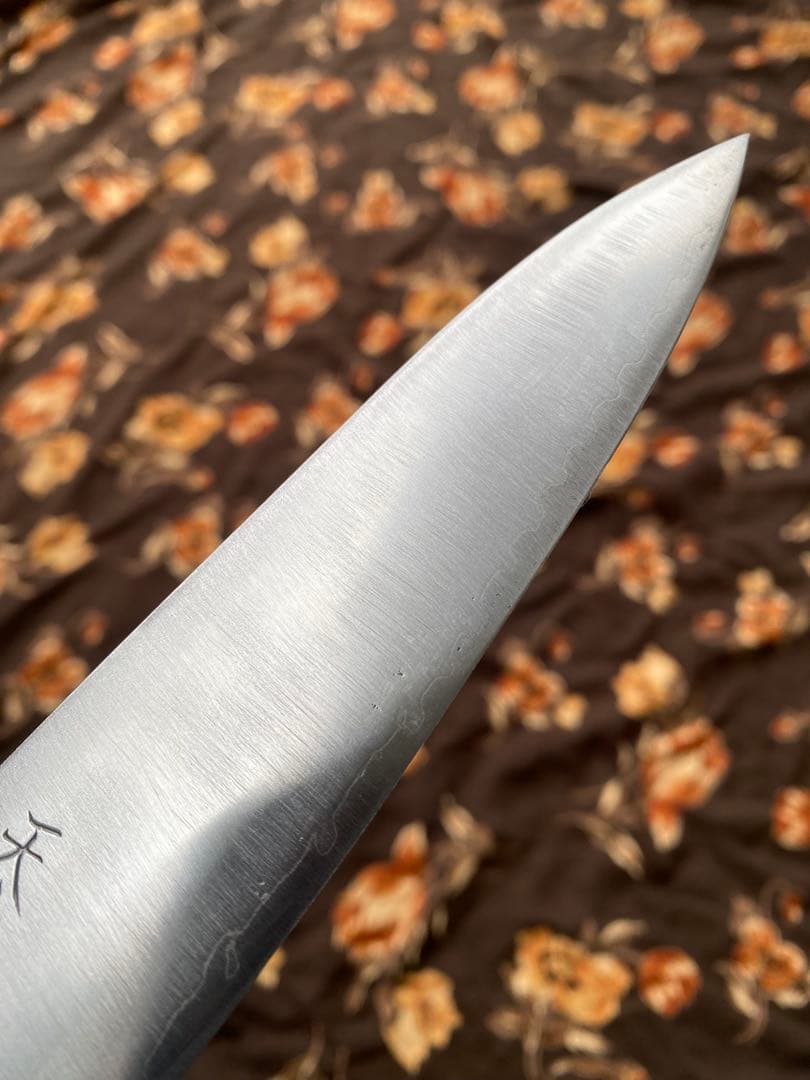 天味寿楽 牛刀 包丁 長尾包丁製作所 青紙鋼 180mm