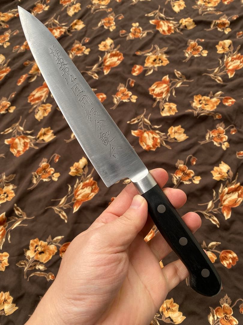 天味寿楽 牛刀 包丁 長尾包丁製作所 青紙鋼 180mm