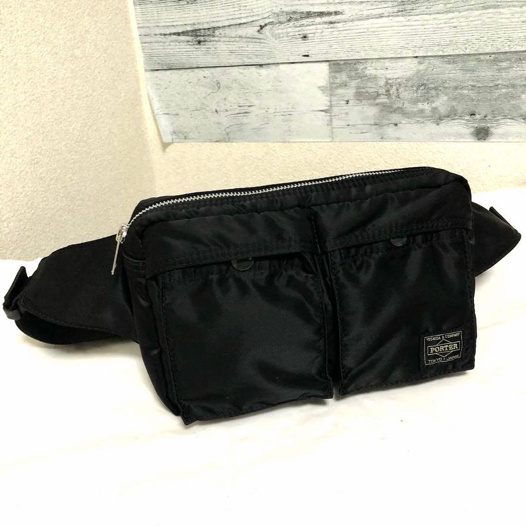 未使用級✨新型 ポーター タンカー ボディバッグ ウエストバッグ 黒 吉田カバン