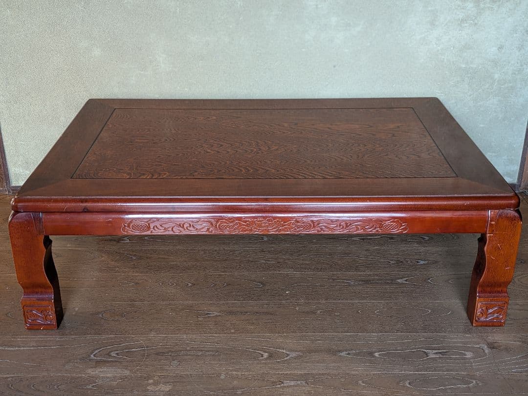 座卓兼用　６人掛けこたつ　脚折り畳み式　電源コードは天板の下収納