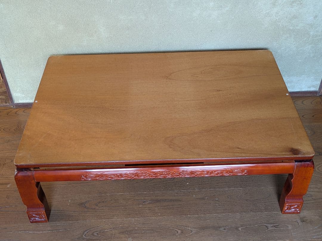 座卓兼用　６人掛けこたつ　脚折り畳み式　電源コードは天板の下収納