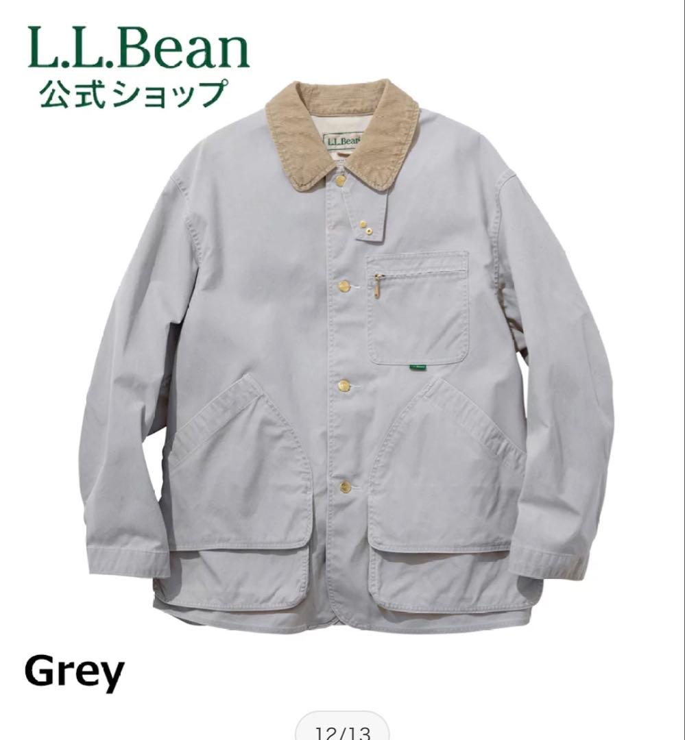 L.L.Bean グレー プロスペクト ハーバー フィールド コート L
