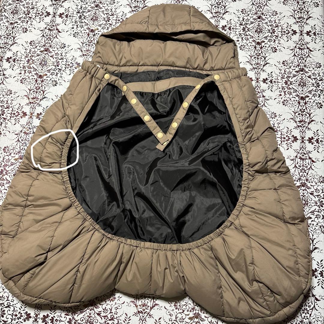 ノースフェイス　ベビーシェルブランケット　ウォルナット