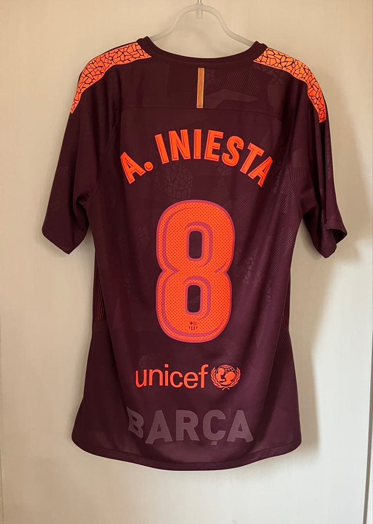 @*8様 FC バルセロナ 17-18 イニエスタ サード ゲーム ユニフォーム