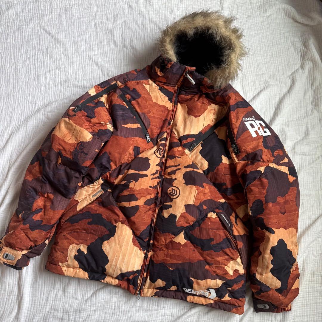 極美品☆ AG バートン アナログ カモフラ スノーボード ウェア セット