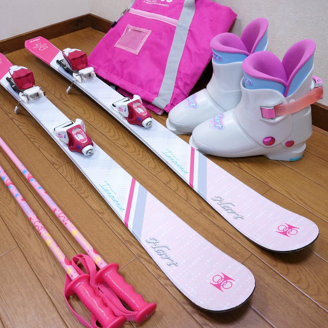 メンテ済 118cm 靴21cm HART スキーセット おまけ