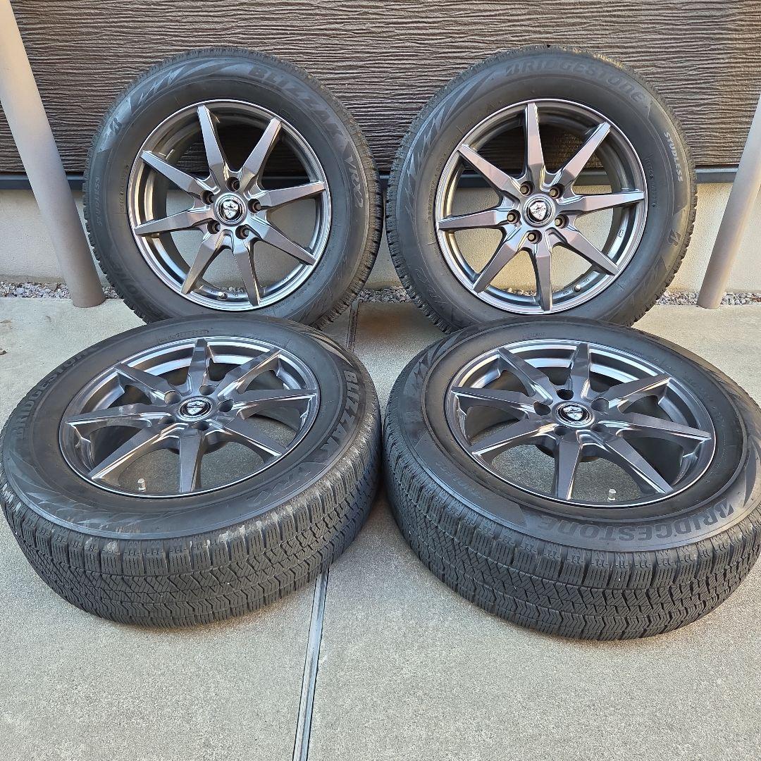 【虎狩り】30系アルファード スタッドレス ホイール付4本 BLIZZAK