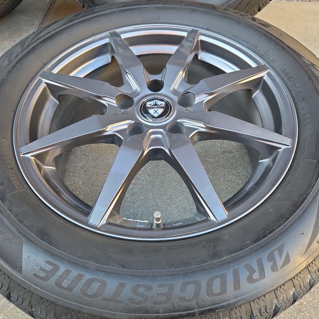 【虎狩り】30系アルファード スタッドレス ホイール付4本 BLIZZAK