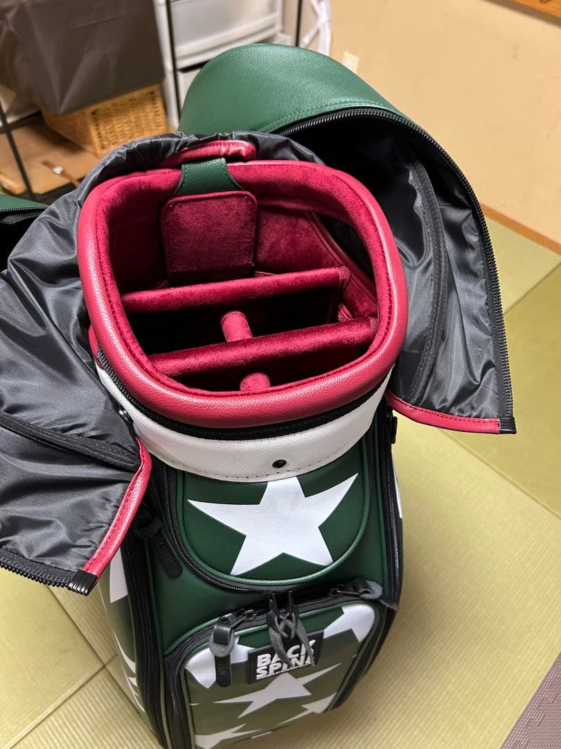 d*5様 BACK SPIN 星柄 ゴルフバッグ