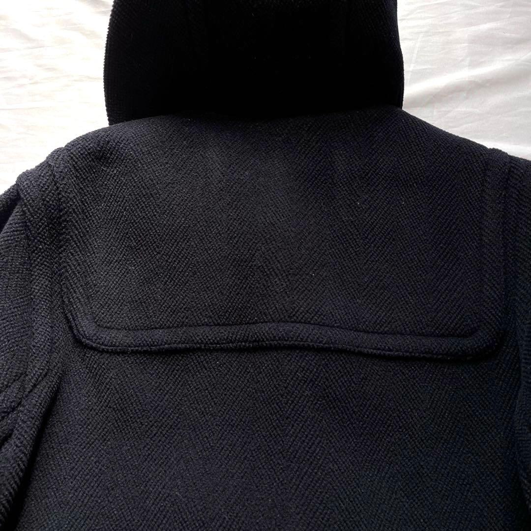 オールドイングランド ヘリンボーン　ロング ダッフルコート　ネイビー　8