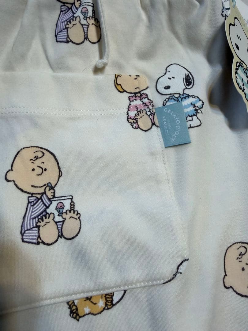 【最終お値下げ】ジェラートピケ　スヌーピー　総柄パンツ