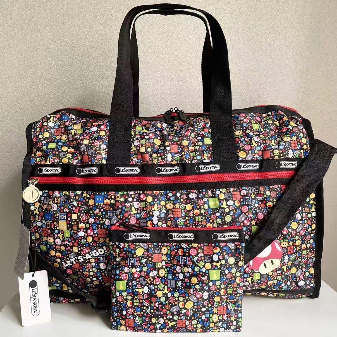 レスポートサック スーパーマリオ Nintendo ボストンバッグ ポーチ2点