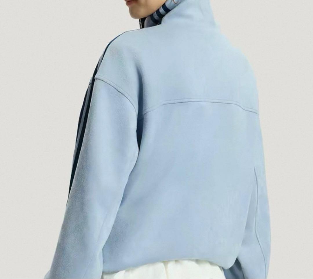 M adidas originalsトラックジャケット　アディダス　水色