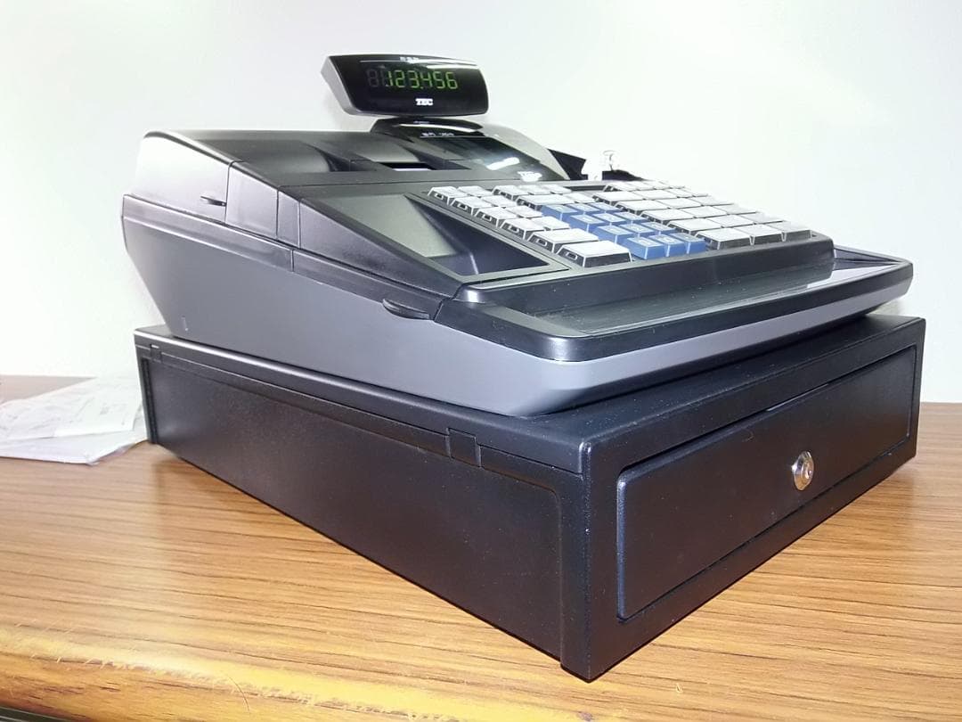 人気の黒22設定無料東芝テック10部門軽減税率インボイスレジスターMA-550