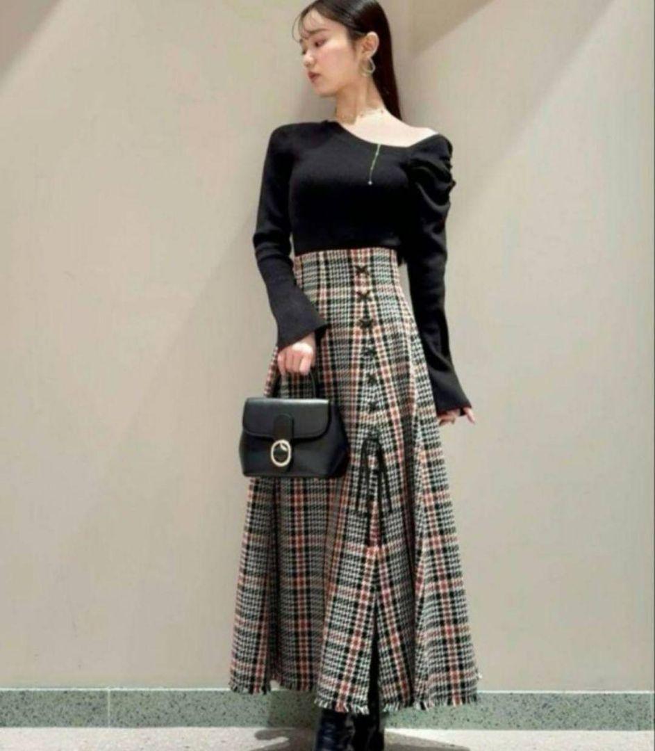 ♛かぼちゃ▾▾▾ ドレープデコルテリブニットアシメギャザーニットプルオーバ