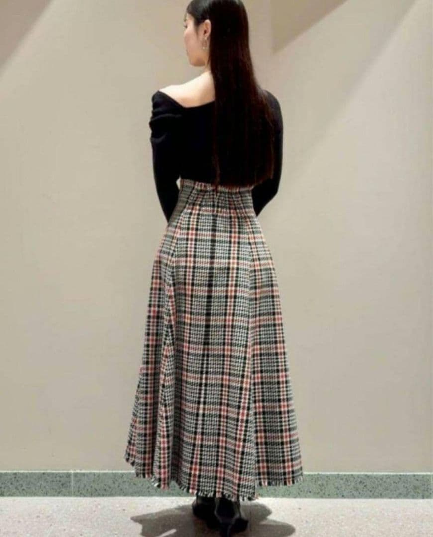 ♛かぼちゃ▾▾▾ ドレープデコルテリブニットアシメギャザーニットプルオーバ