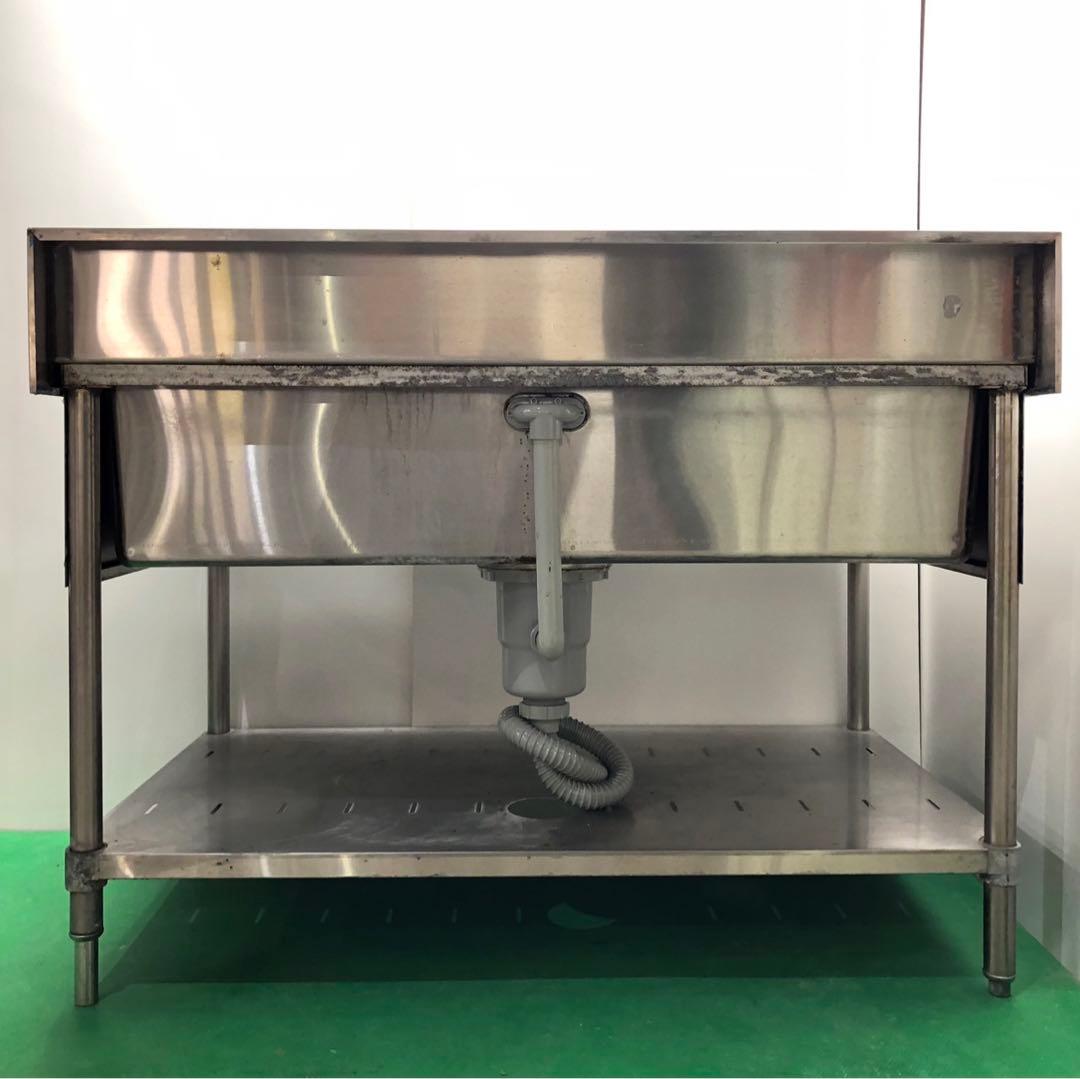 ☆地域限定送料無料☆工場整備品☆一槽シンク　幅1200 ステンレス　業務用