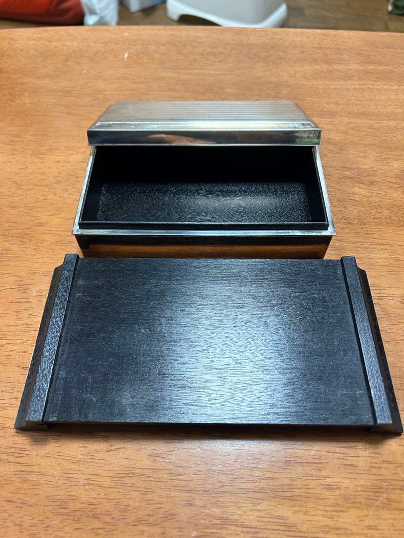 純銀 SILVER 950小物入れ銀製煙草入れアンティーク235g