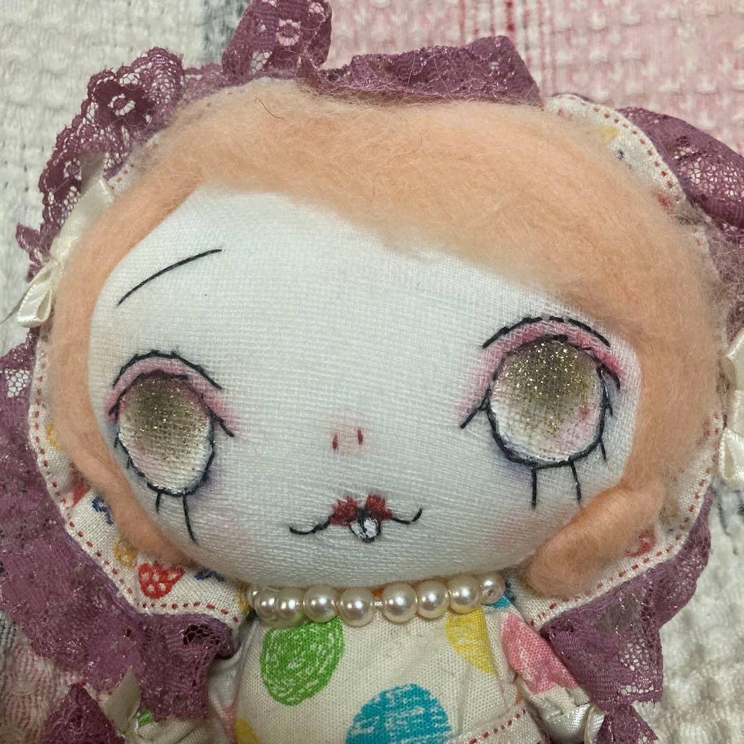 創作人形作家　SeriYA Dolls GALLERY 布　人形3体　文化人形風