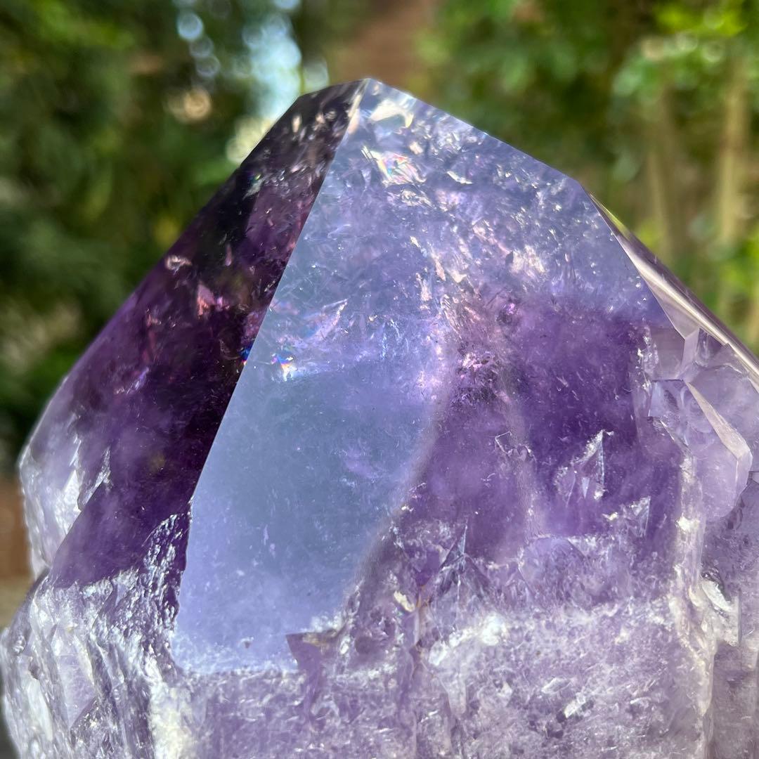 ✮超希少 超極大サイズ✮極上の逸品✮ボリビア産 アメジスト 六角柱 天然石 原石