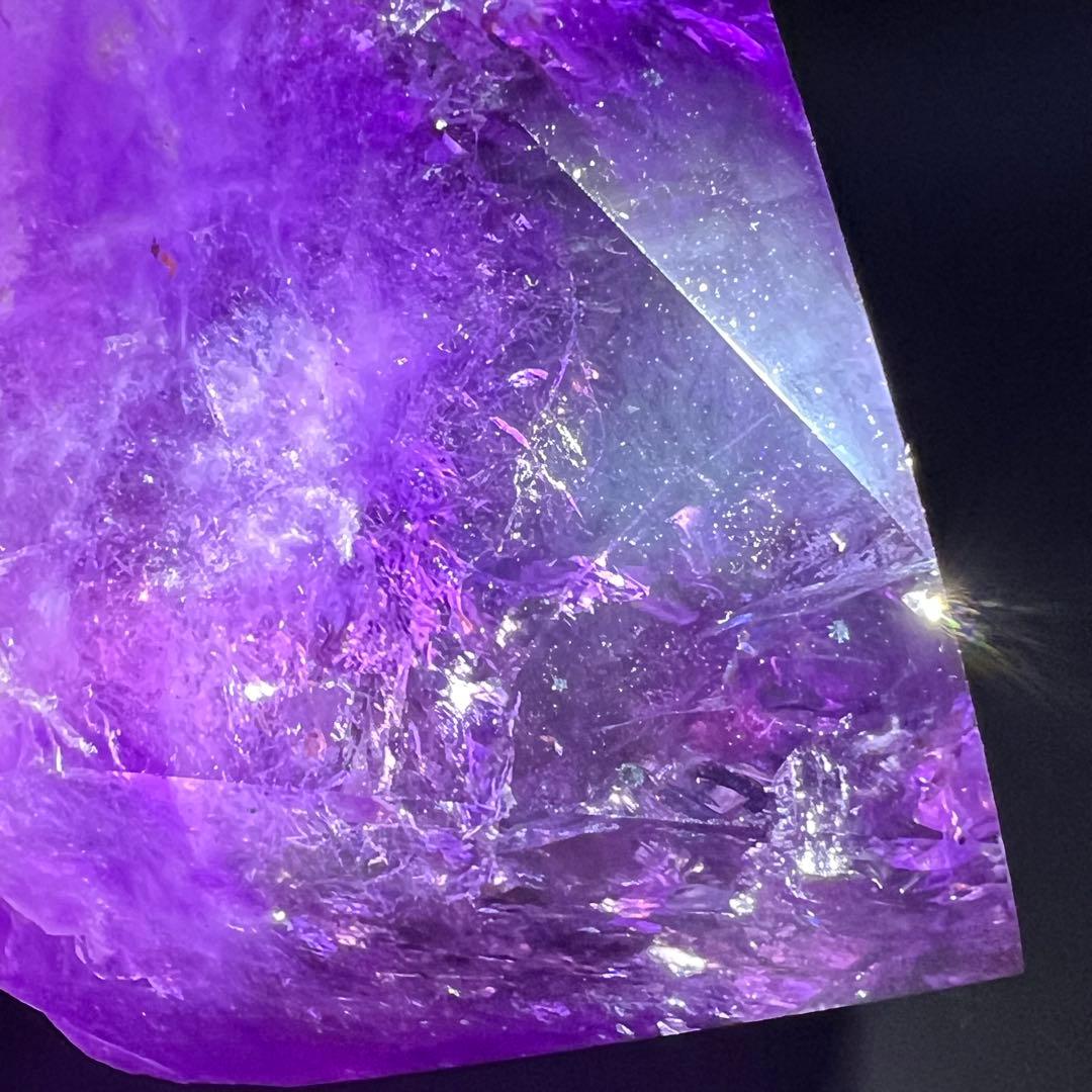 ✮超希少 超極大サイズ✮極上の逸品✮ボリビア産 アメジスト 六角柱 天然石 原石