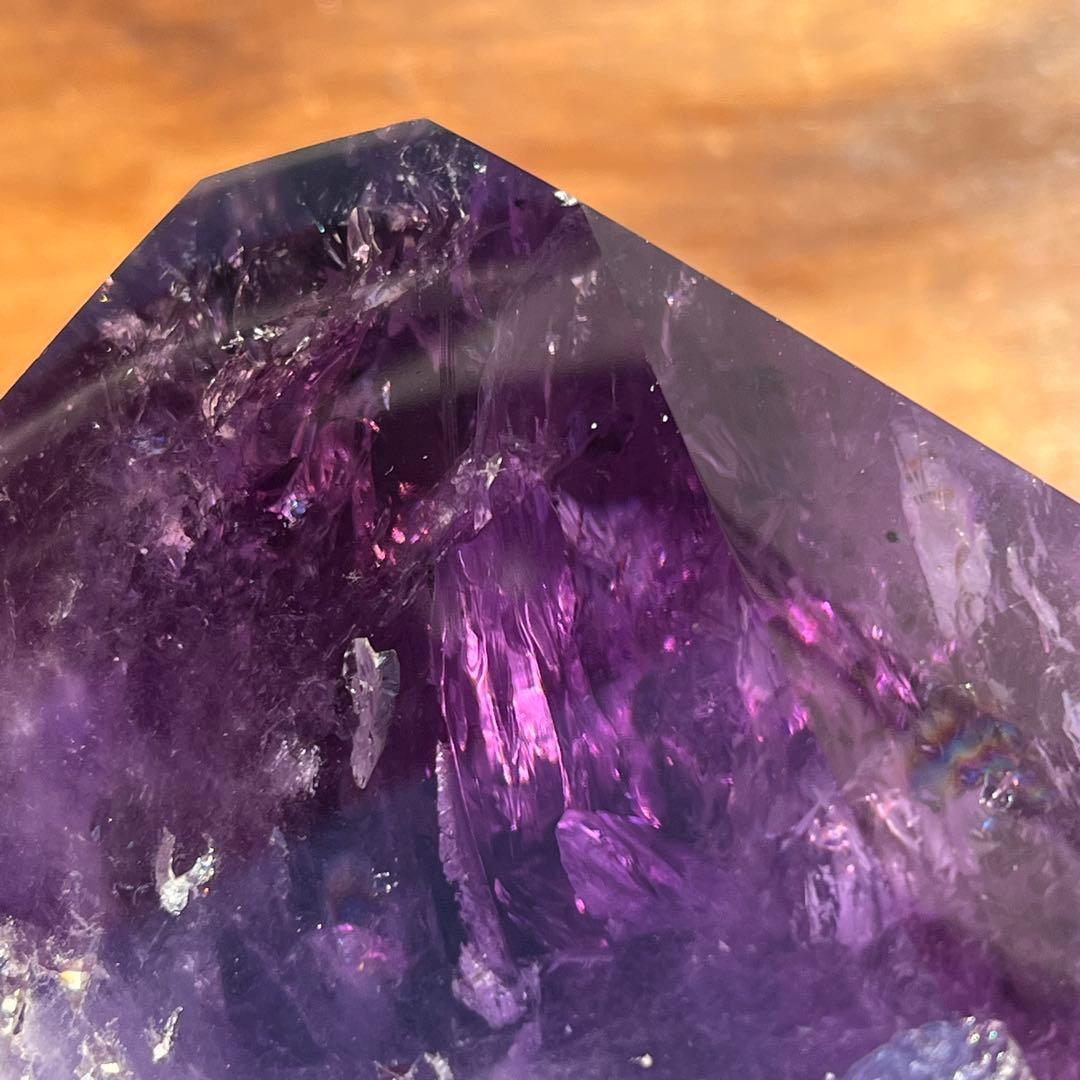 ✮超希少 超極大サイズ✮極上の逸品✮ボリビア産 アメジスト 六角柱 天然石 原石