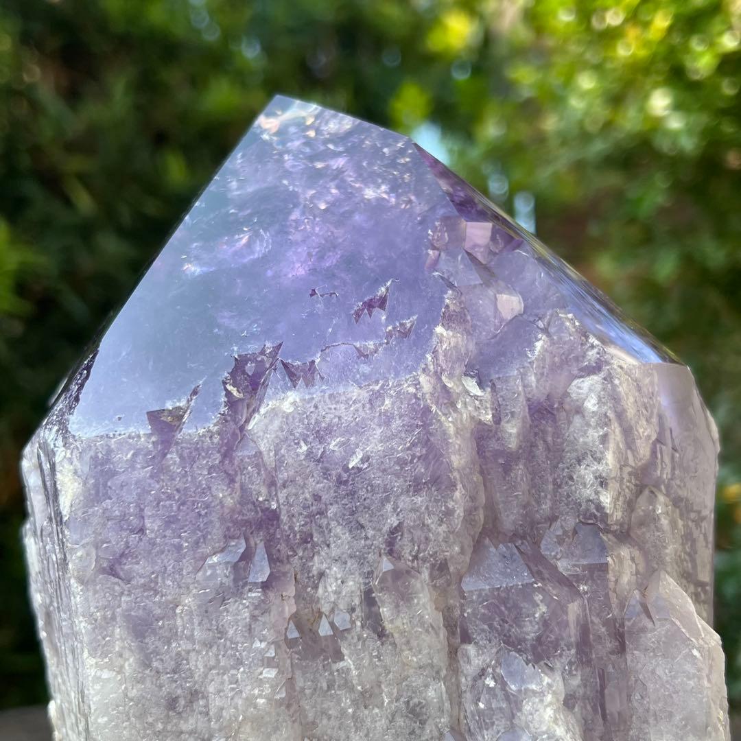 ✮超希少 超極大サイズ✮極上の逸品✮ボリビア産 アメジスト 六角柱 天然石 原石