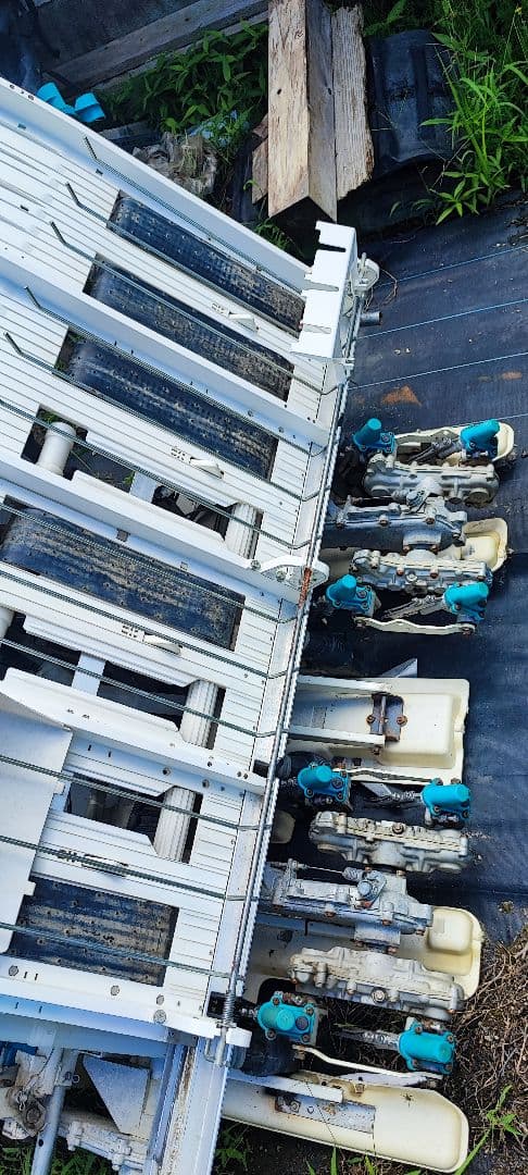 クボタ田植機、施肥、枕ならし付き