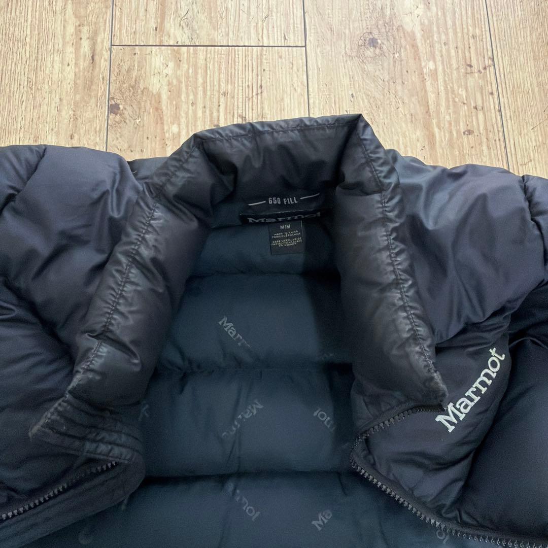 Marmot 650フィル ダウンジャケット ブラック　M 肉厚