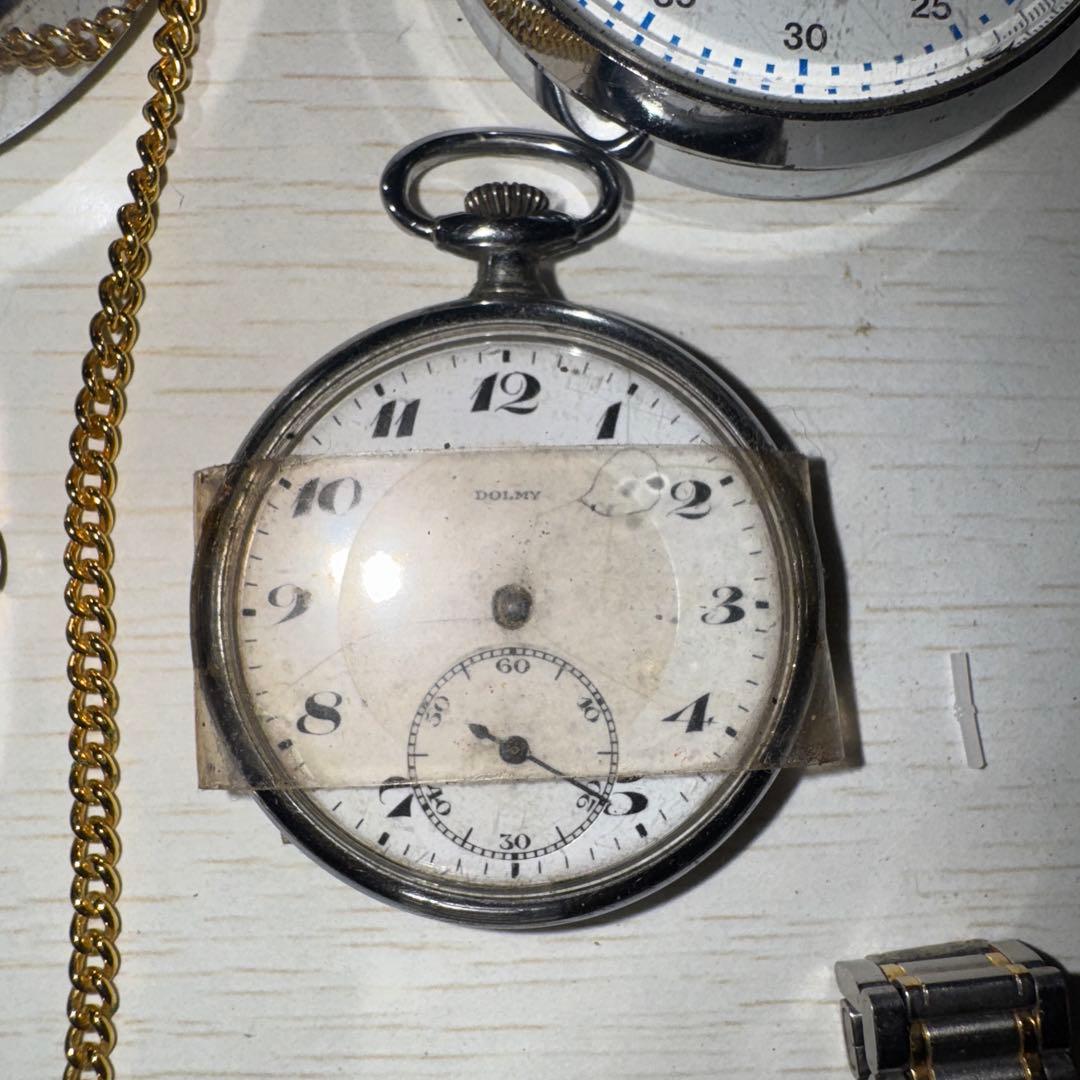 動作未確認　ジャンク品　時計13点セット 懐中時計含む