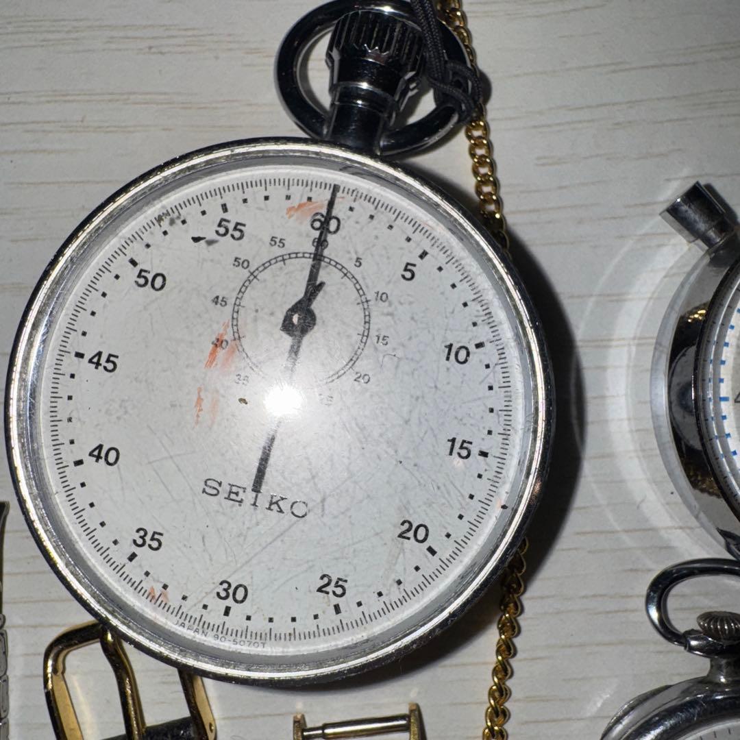 動作未確認　ジャンク品　時計13点セット 懐中時計含む