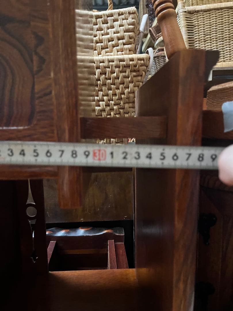 違い棚 昭和レトロ 当時物 インテリア 飾り棚 置床 置き床