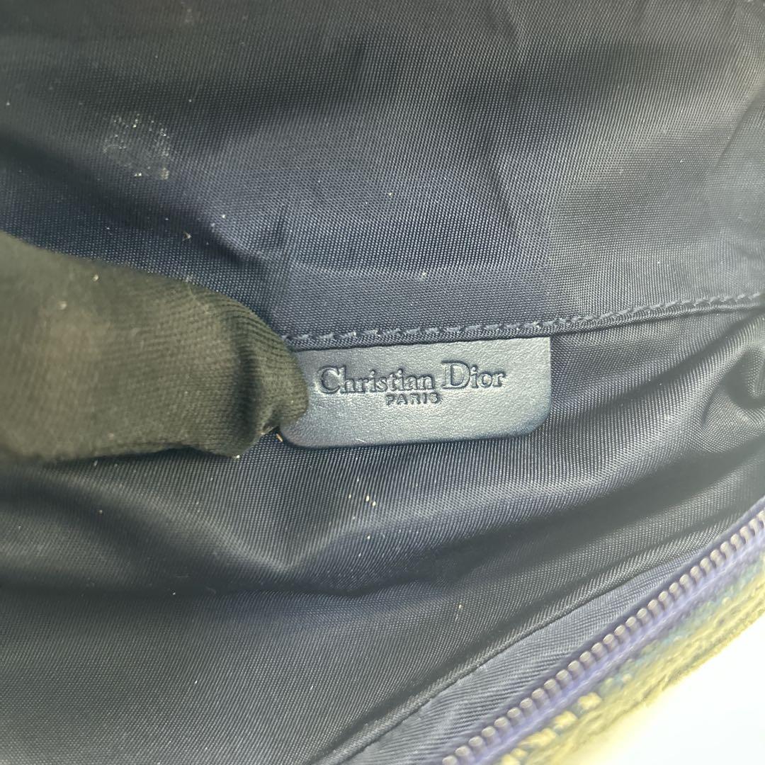Christian Dior クリスチャンディオール トロッター サドルポーチ