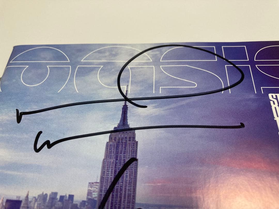 レア　オアシス　直筆サイン　oasis Liam Gallagher noel