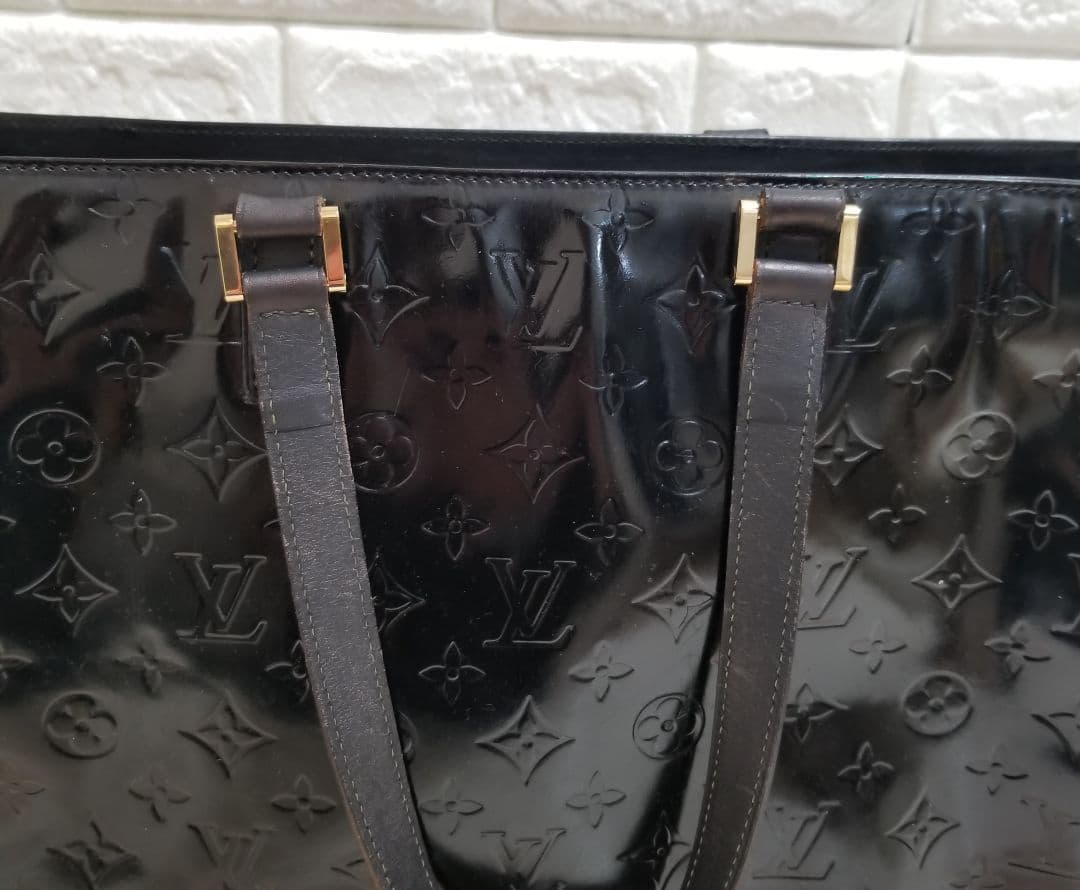 【きびちゃん】ルイヴィトン トートバッグ モノグラム ヴェルニ コロンバ