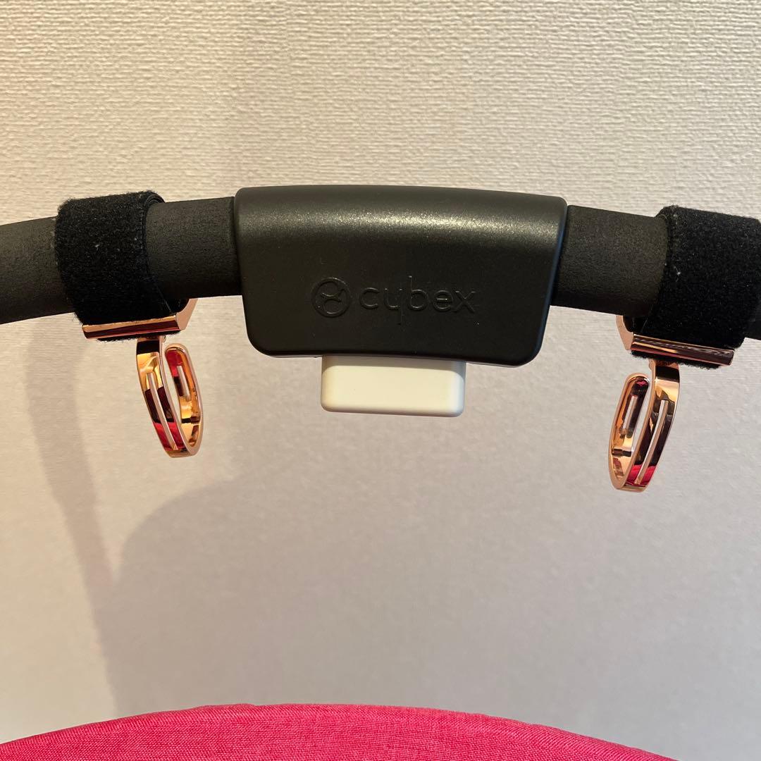 美品　cybex EEZY S パッションピンク ベビーカー　5点セット