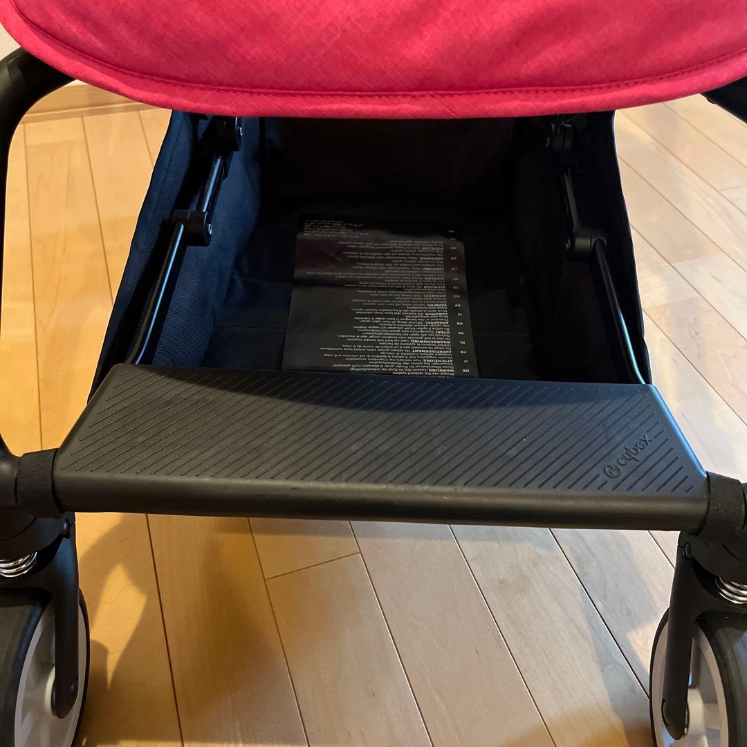 美品　cybex EEZY S パッションピンク ベビーカー　5点セット